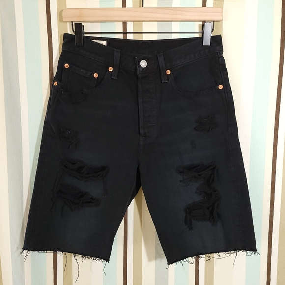 LEVI'S 501 Premium Slouch Shorts, like new size 26 - Picture 5 of 15